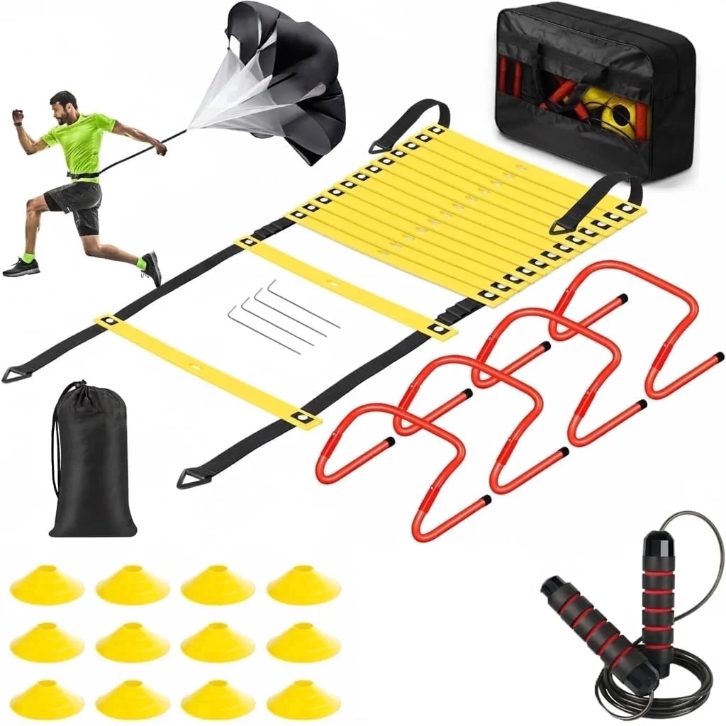 Adjustable Fitness Agility Training Stairs