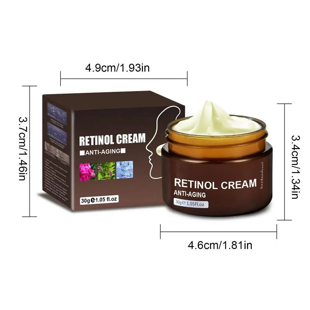 1Pcs 30G Retinols Facial Skin Care Face Cream Eye Serum Firming Lifting Anti-Aging Reduce Wrinkle Fine Lines