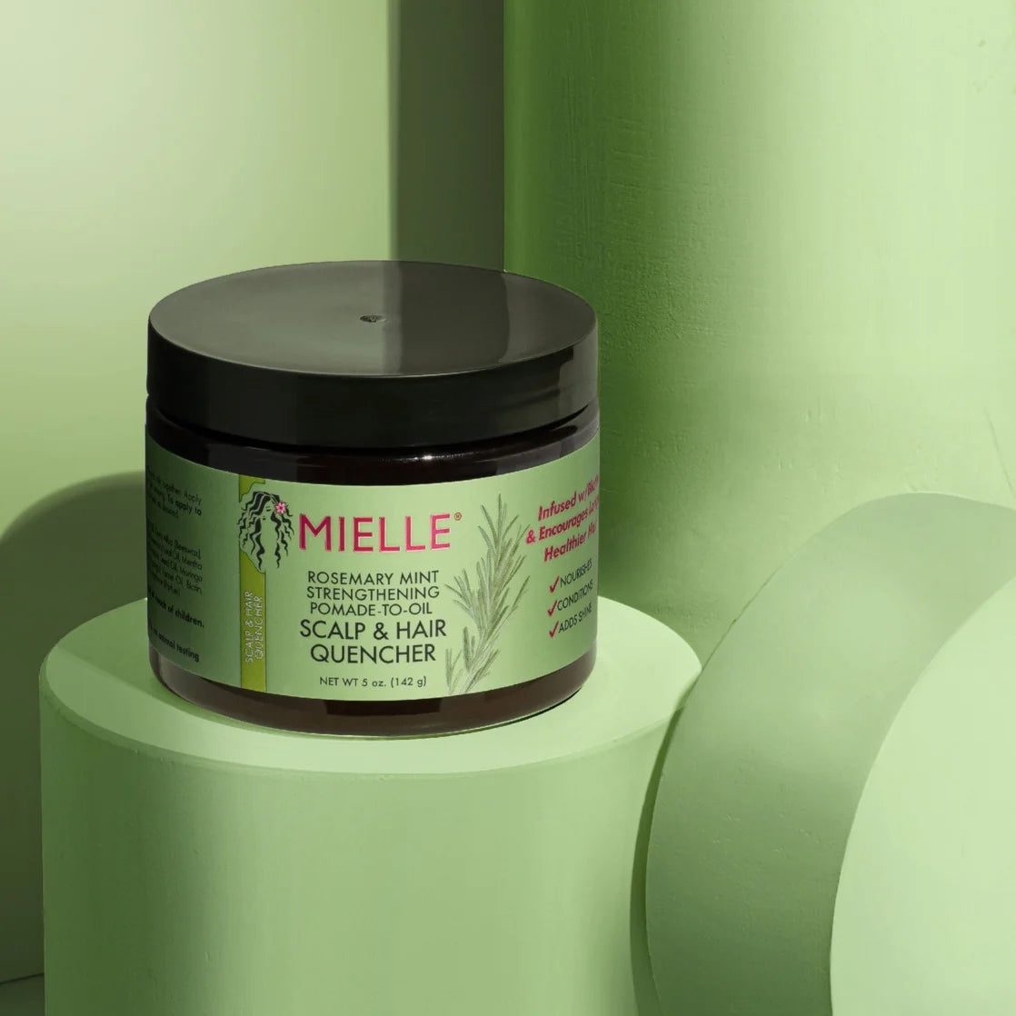 Mielle Rosemary Mint Strengthening Pomade-To-Oil Scalp Quencher - 5 Oz.