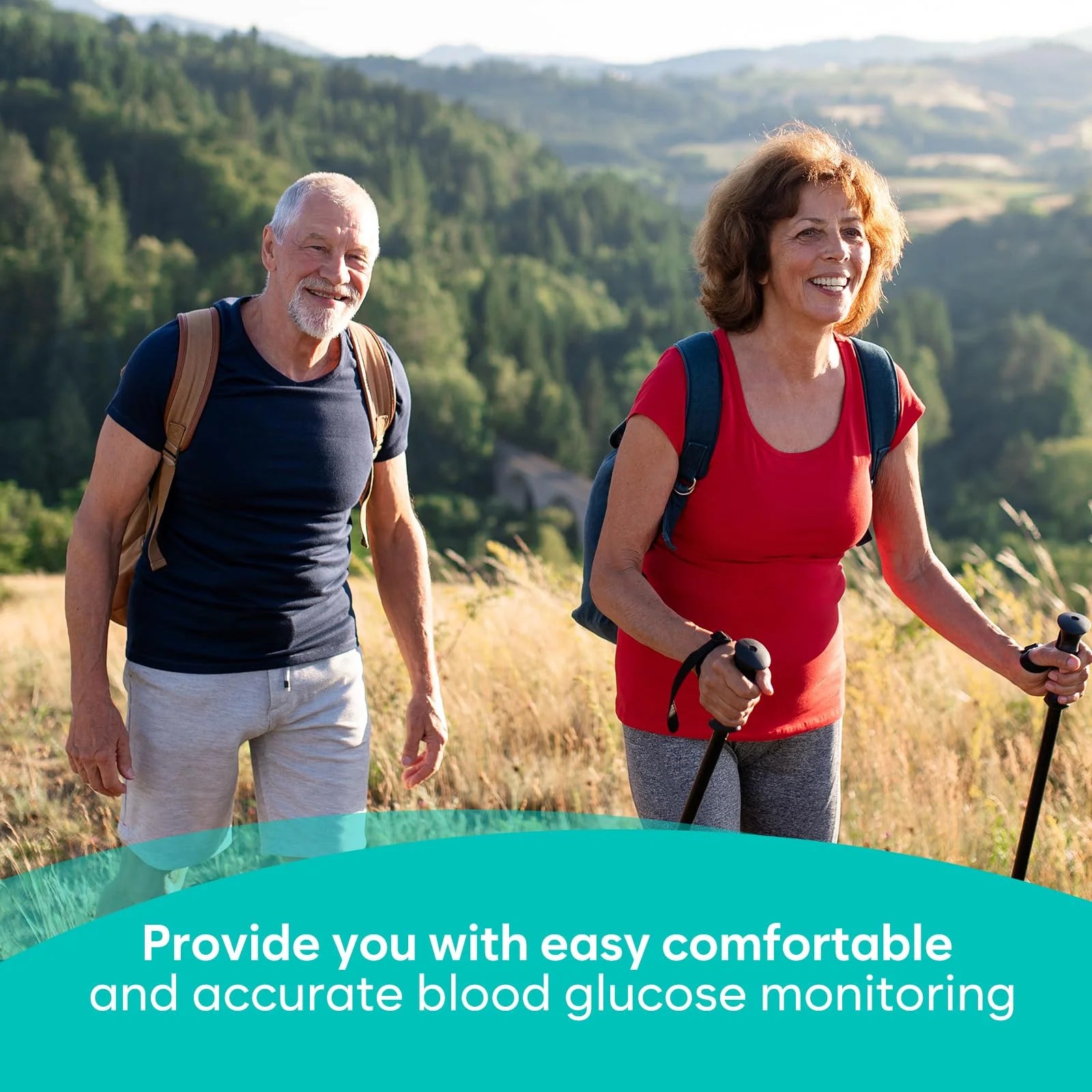 Diabetes Testing Kit, Blood Glucose Monitor with 1 Lancing Device, 100 Test Strips, 100 Lancets