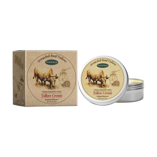 Nourishing Tallow Body Cream for Soft, Glowing Skin