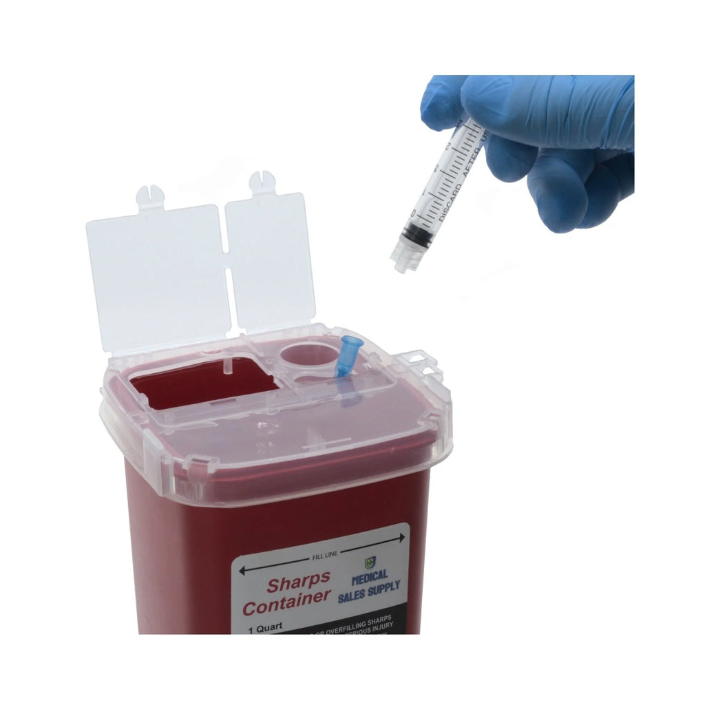 Portable GSC-1Q Sharps Container for Biohazard Needles
