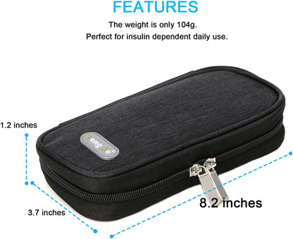 Insulin Cooler Travel Case, Portable Insulated Organizer for Insulin,Medica