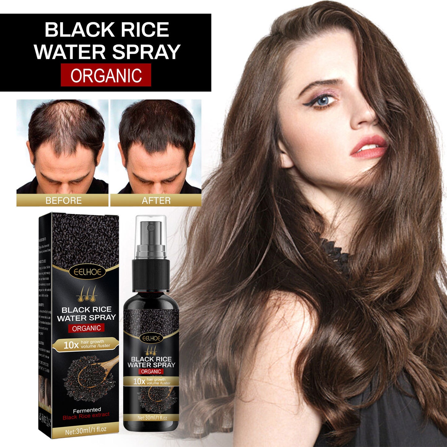 Nourishing Hair Spray for Stronger Growth