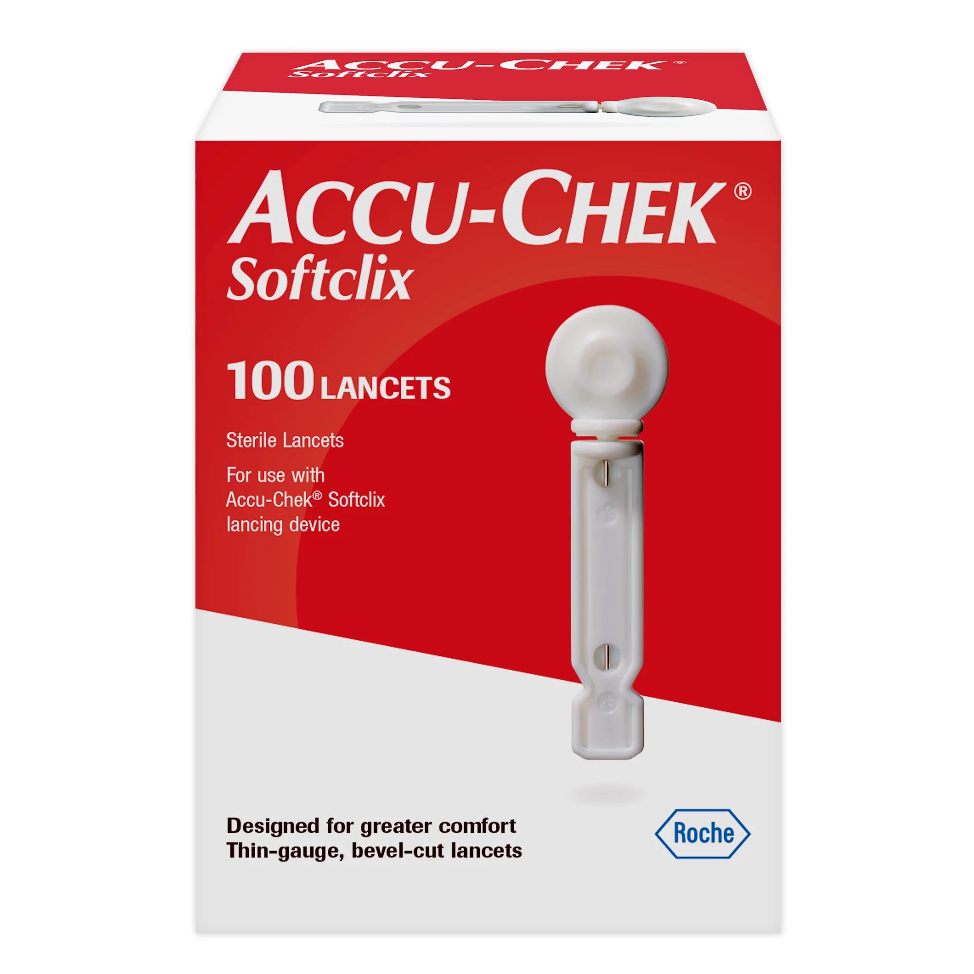 Softclix Diabetes Lancets for Diabetic Blood Glucose Testing (Pack of 100) (Packaging May Vary)