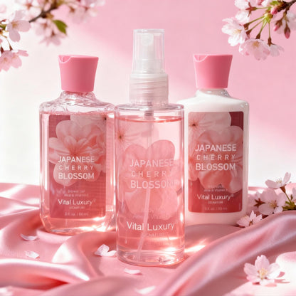 Travel Body Care Set – Cherry Blossom & Cotton Candy