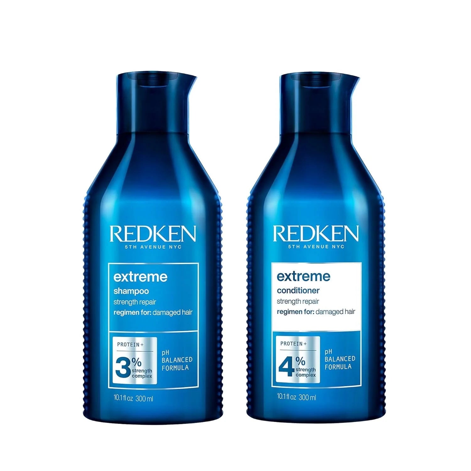Strength Repair Extreme Shampoo & Conditioner Set for Damaged Hair 300Ml/10.1Oz Each