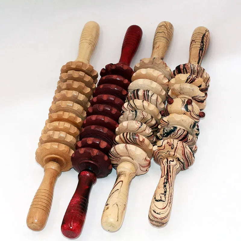 Massage Tools Wood Therapy for Body Contour Maderotherapy Cellulite Body Massager Roller Lymphatic Massage Wooden Massage Tools