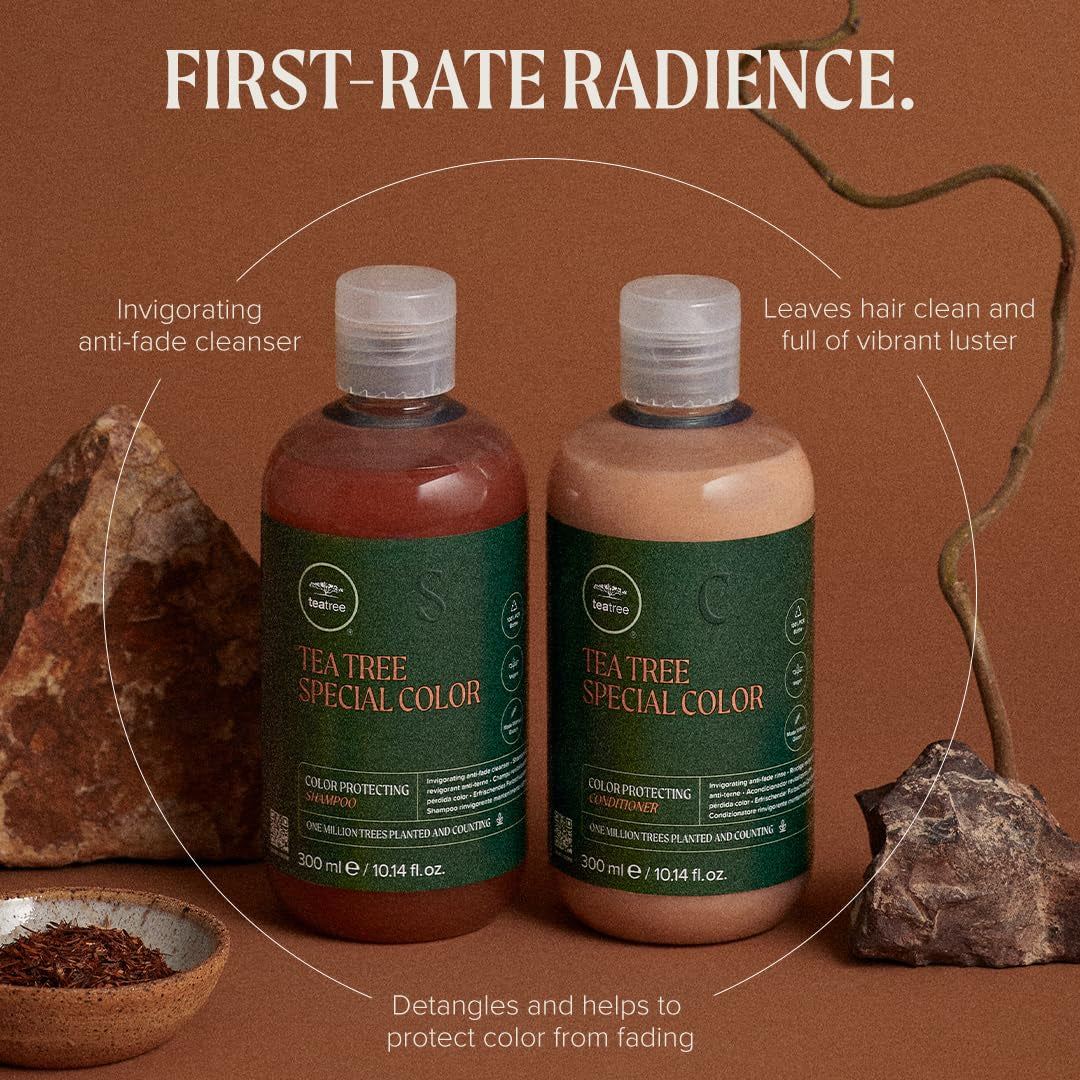 Tea Tree Special Color Shampoo, Gently Cleanses, Protects Hair Color, for Color-Treated Hair