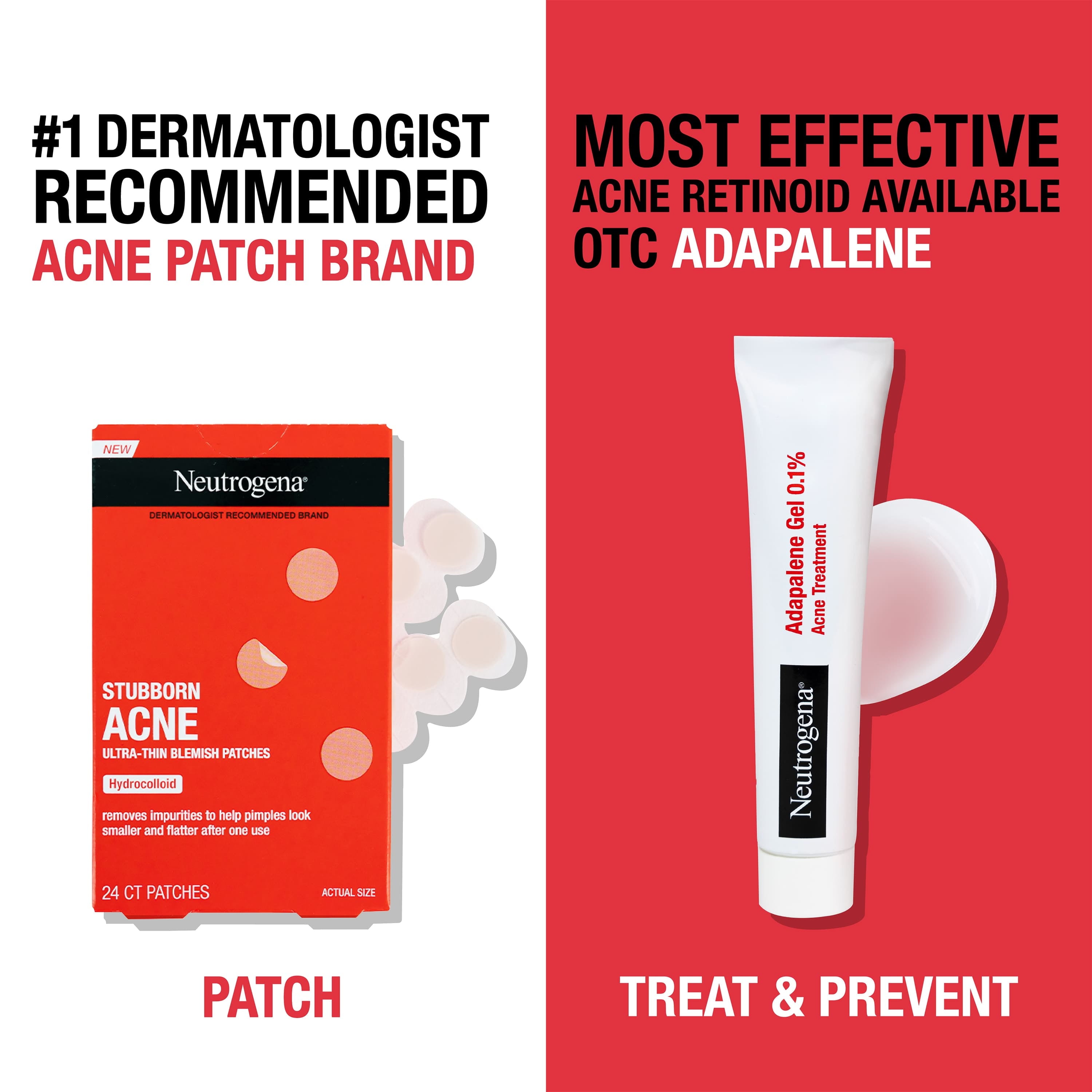 Acne Solutions: Cleanser, Treatment, & Patches, 3 Items