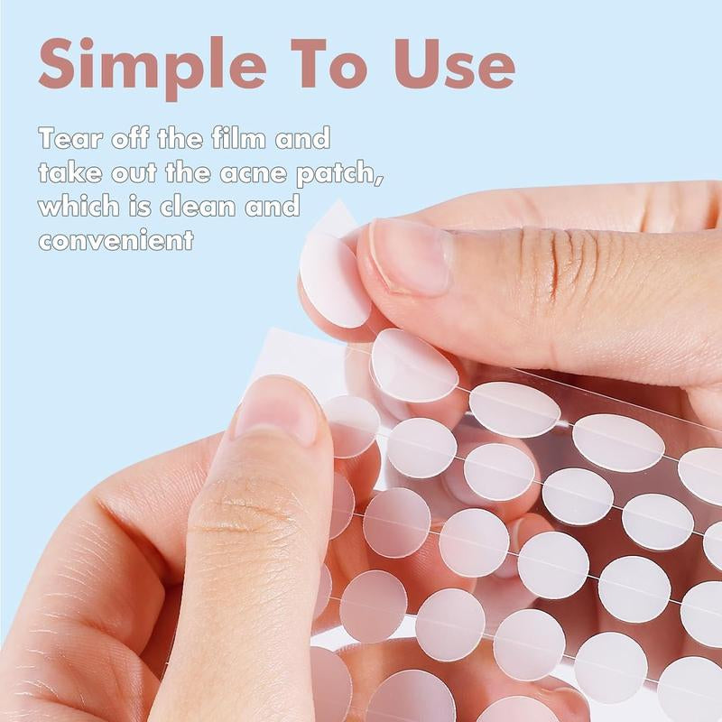 Hydrocolloid Acne Patches for Facial Care - 304 Pieces with Salicylic Acid, Tea Tree Oil, and Calendula Oil