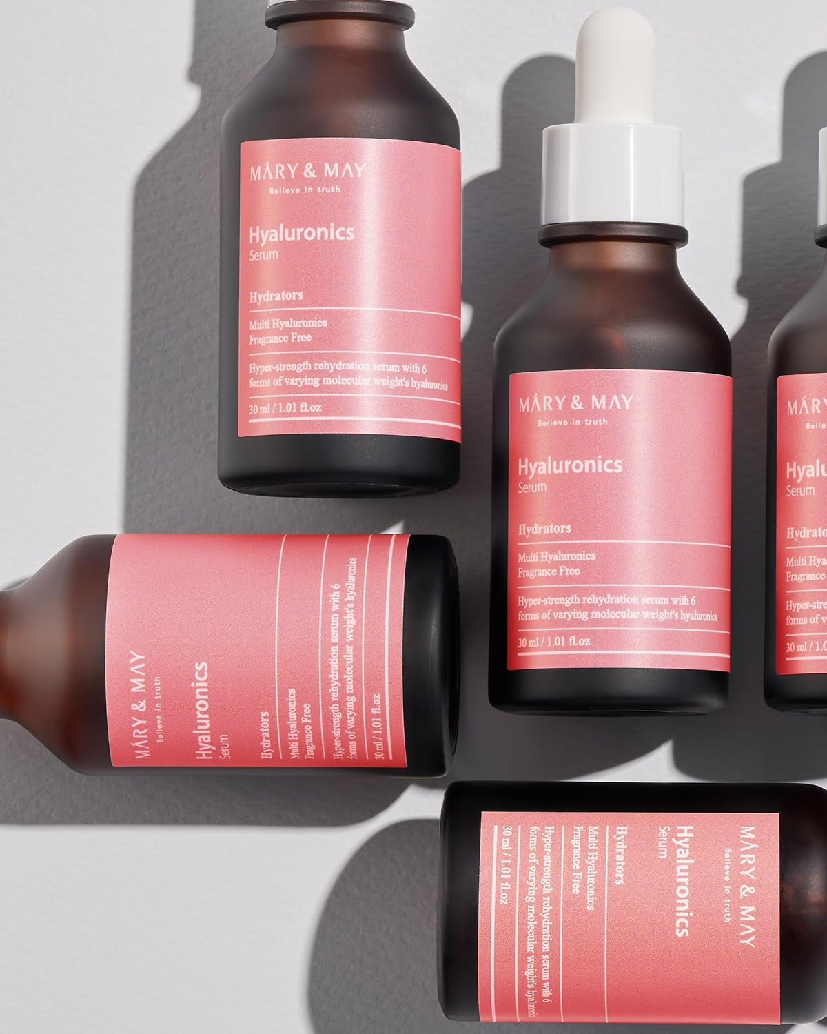 Hyaluronics Serum - Deeply Hydrating Multi-Hyaluronic Acid Serum for Improved Skin Moisture and Elasticity - Korean Skincare, EWG Green Grade, Hypoallergenic, 1.01 Fl.Oz.