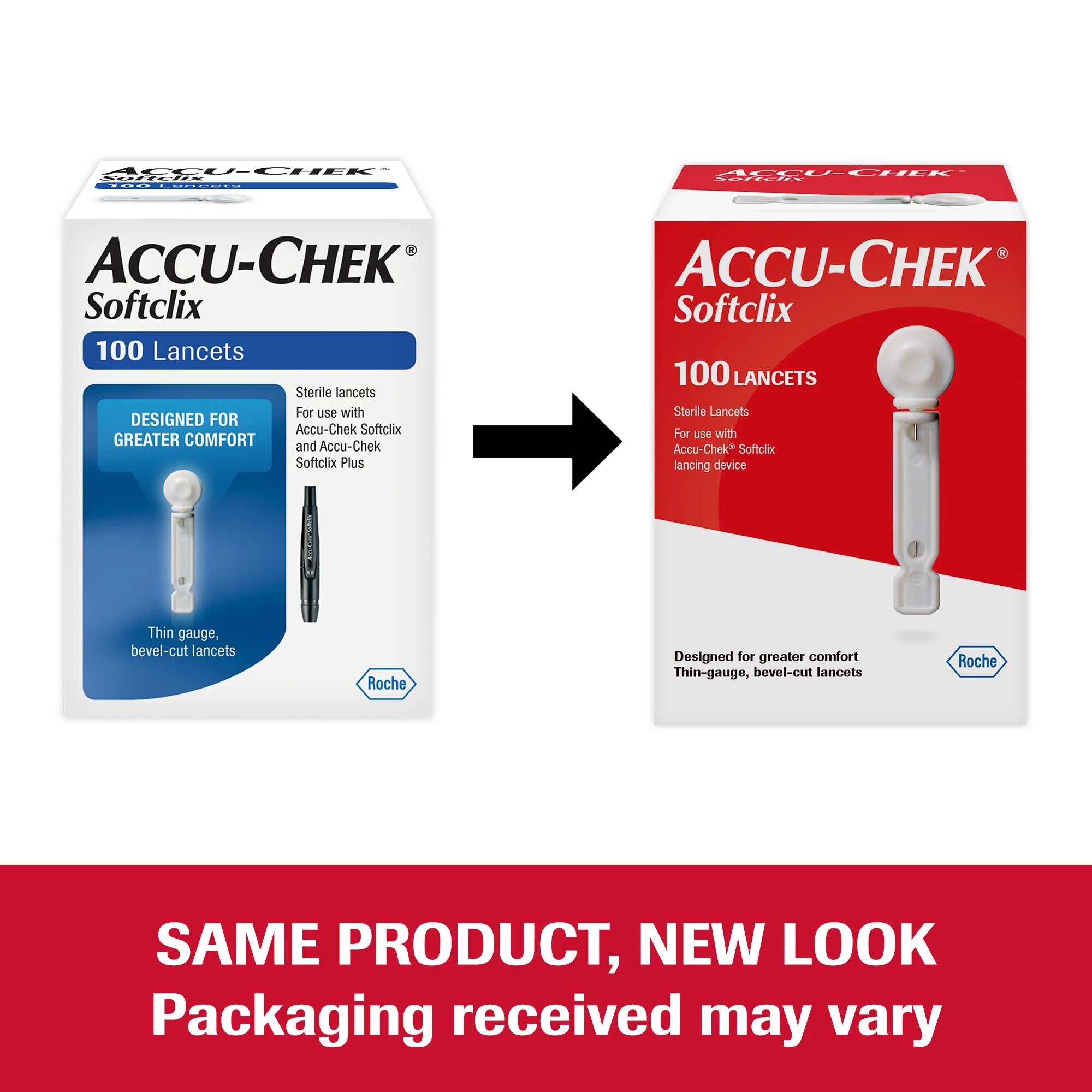 Softclix Diabetes Lancets for Diabetic Blood Glucose Testing (Pack of 100) (Packaging May Vary)