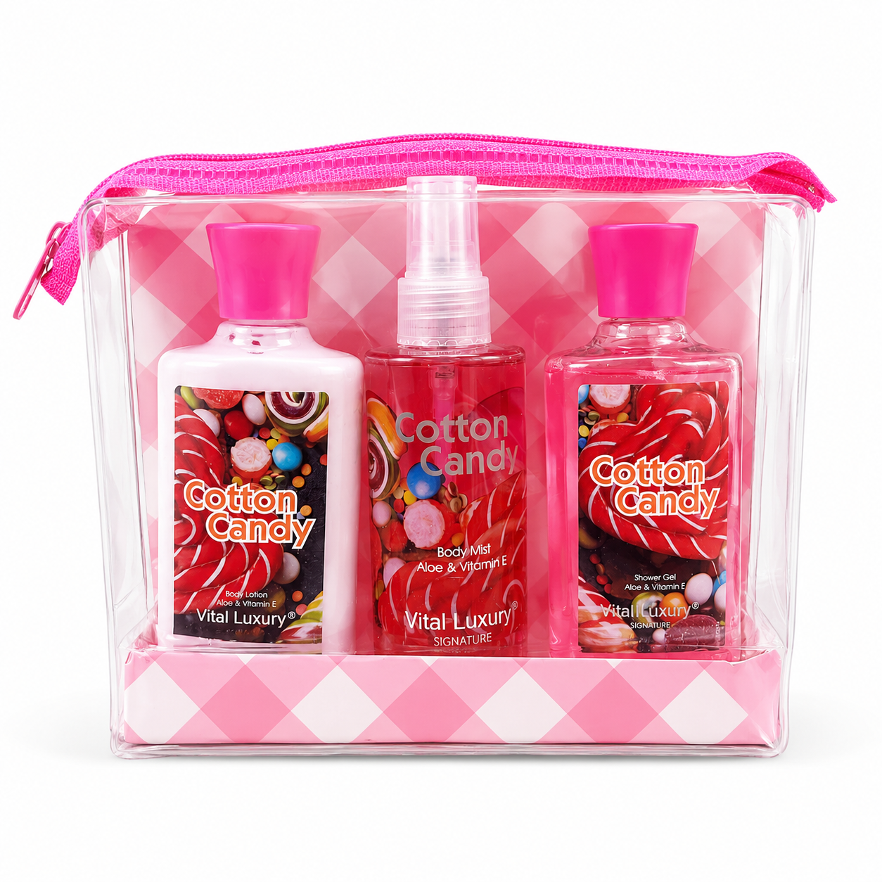 Travel Body Care Set – Cherry Blossom & Cotton Candy