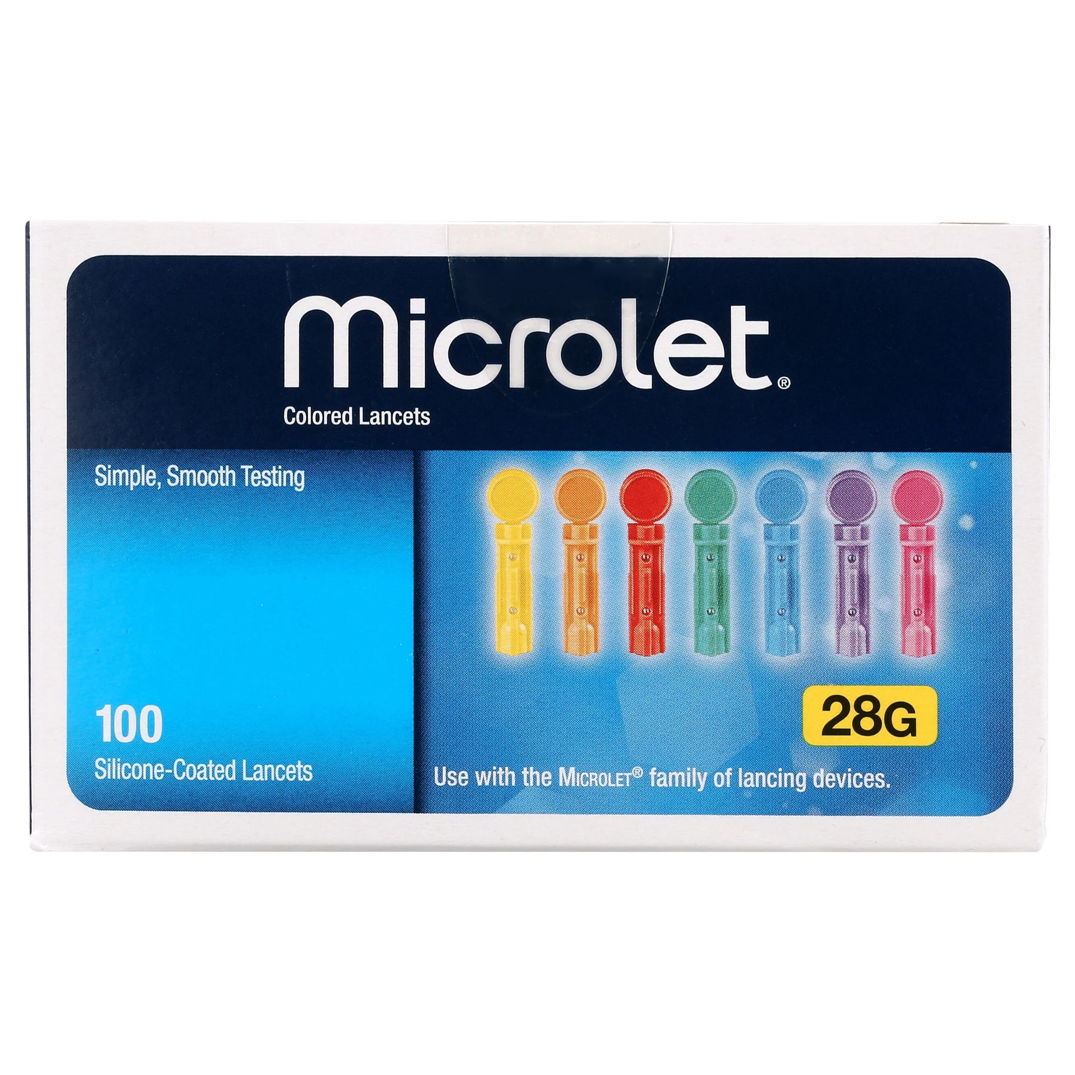 Color Lancets, 100 Count
