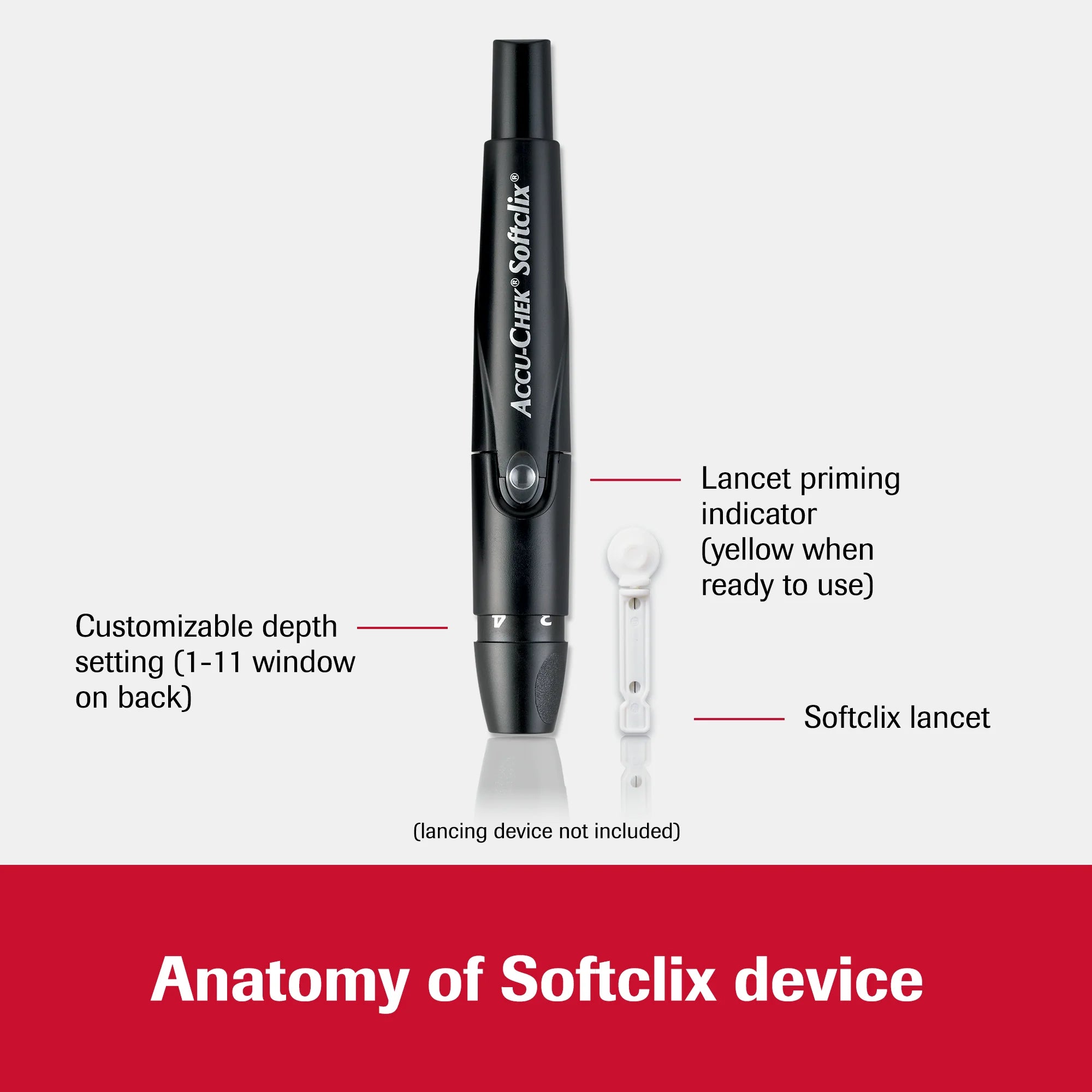 Softclix Diabetes Lancets for Diabetic Blood Glucose Testing (Pack of 100) (Packaging May Vary)