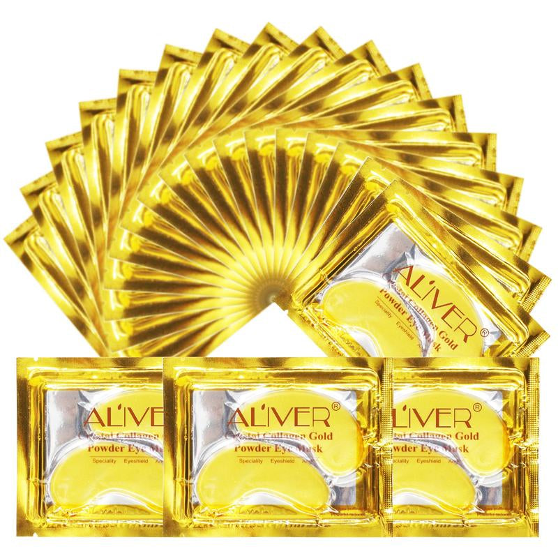 Aliver Gold Eye Treatment Masks (Available in 10, 25, or 30 Packs)