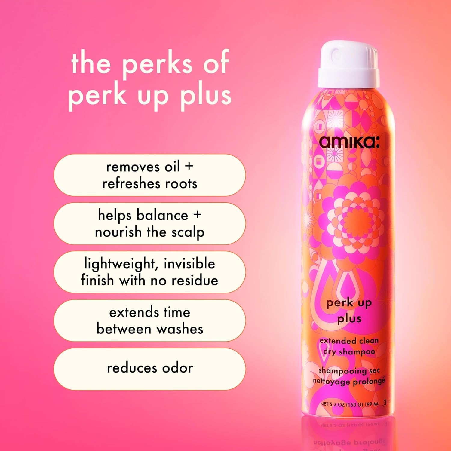 Perk up plus Extended Clean Dry Shampoo