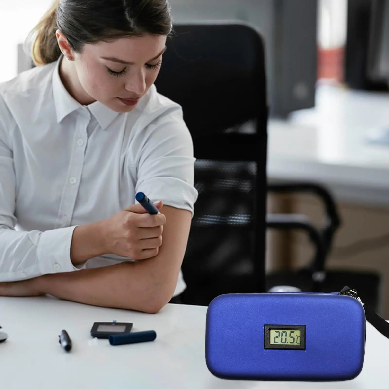 In-Sulin Thermometer Bag Insul-In Cooler Travel Portable Case Diabetes Carrying Bag Keep Medicine Cool Vial Storage Organizer