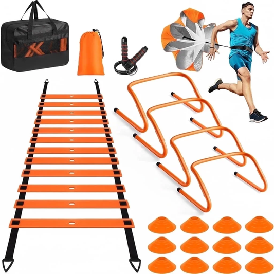 Adjustable Fitness Agility Training Stairs