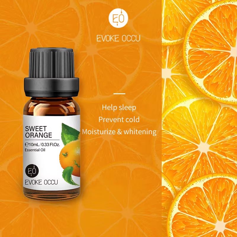 10Ml Essential Oil, Lavender Jasmine Rose Vanilla Pure Natural Oil for Diffuser Humidifier Massage Candle Soap Making