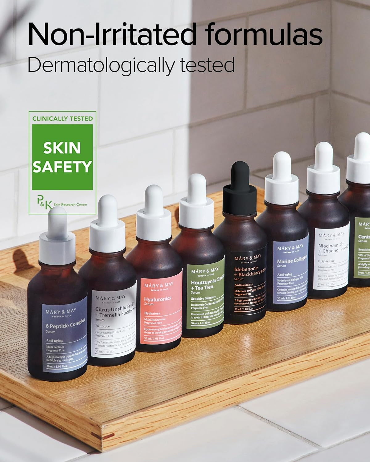 Hyaluronics Serum - Deeply Hydrating Multi-Hyaluronic Acid Serum for Improved Skin Moisture and Elasticity - Korean Skincare, EWG Green Grade, Hypoallergenic, 1.01 Fl.Oz.