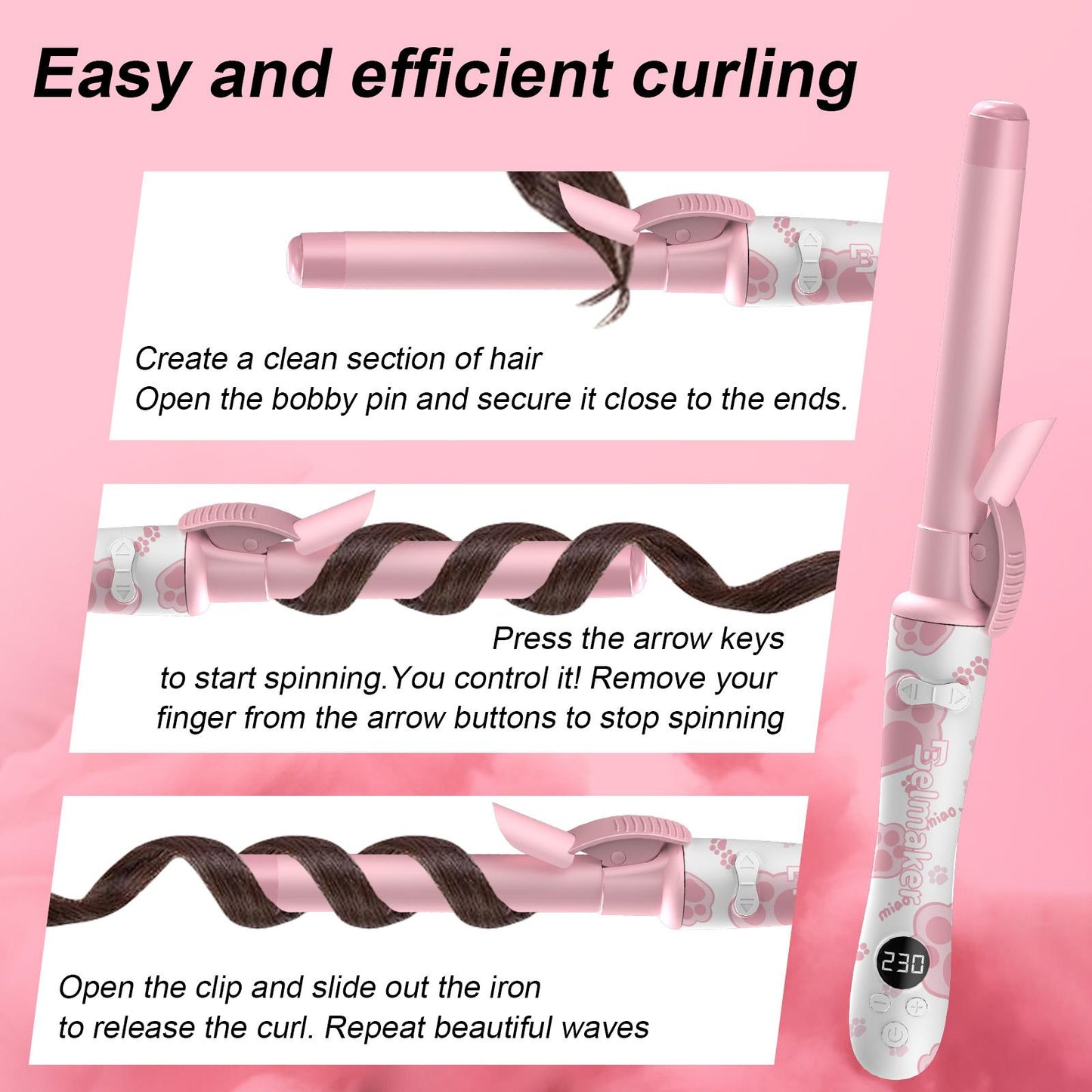Effortless Bouncy Curls at Home
