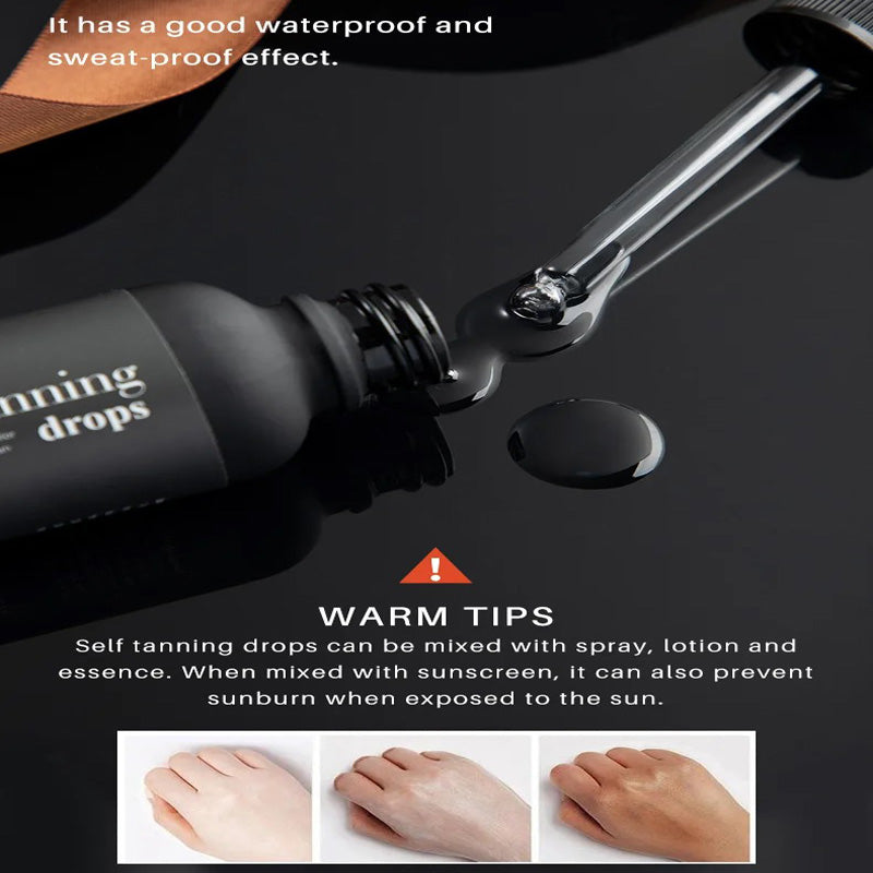 Natural Organic Tanning Oil Drops