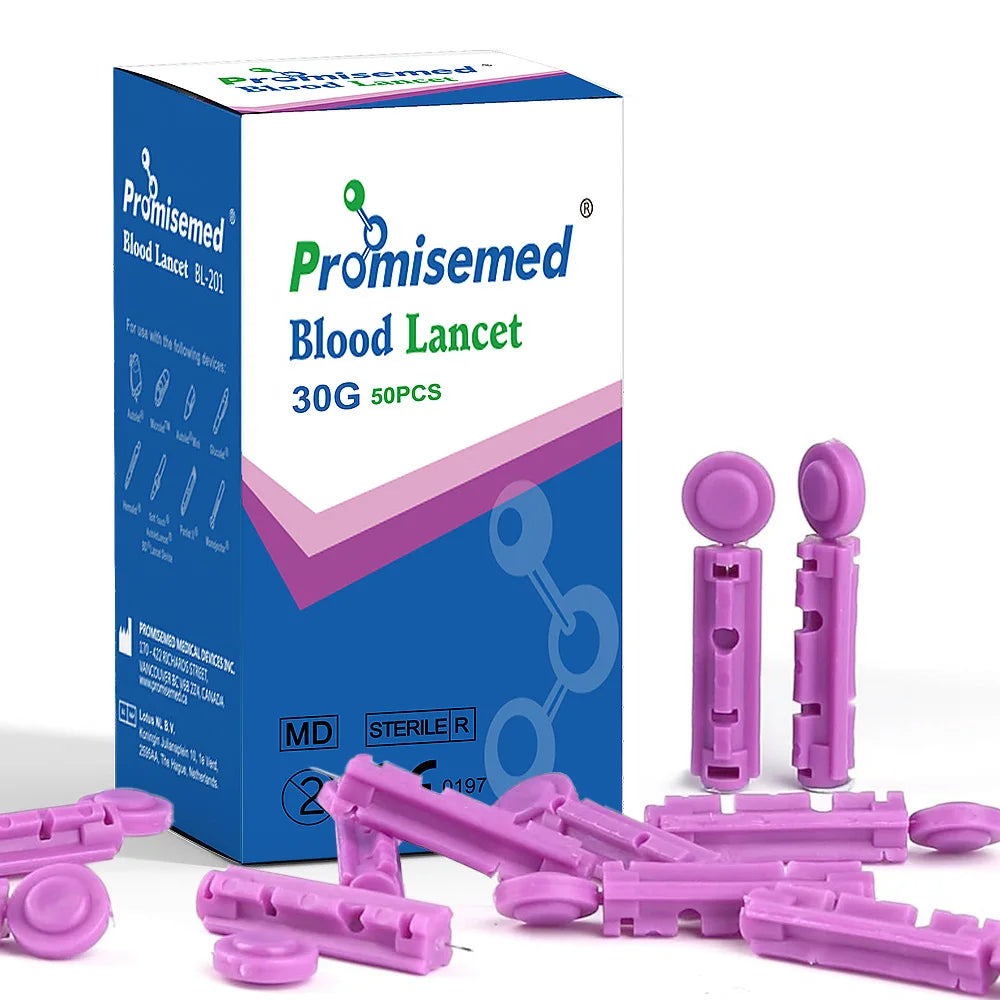 50/150/200 Pcs Lancets for Diabetes Testing, 30 Gauge Blood Sugar Lancets, Diabetic Lancets for Lancing Device