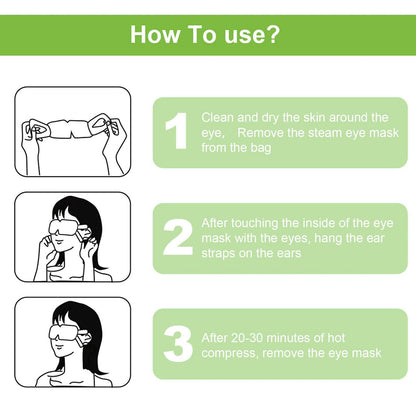 5-Pack Self-Heating Steam Eye Masks