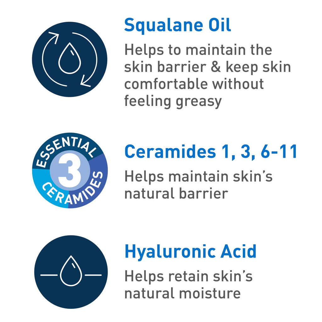 Hydrating Foaming Oil Cleanser, Daily Face Wash for Dry to Very Dry Skin, 12 Fl Oz