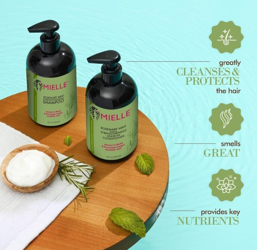 Mielle Organics Rosemary Mint Shampoo and Conditioner