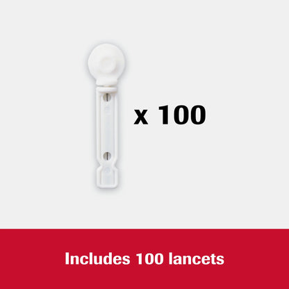 Softclix Diabetes Lancets for Diabetic Blood Glucose Testing (Pack of 100) (Packaging May Vary)
