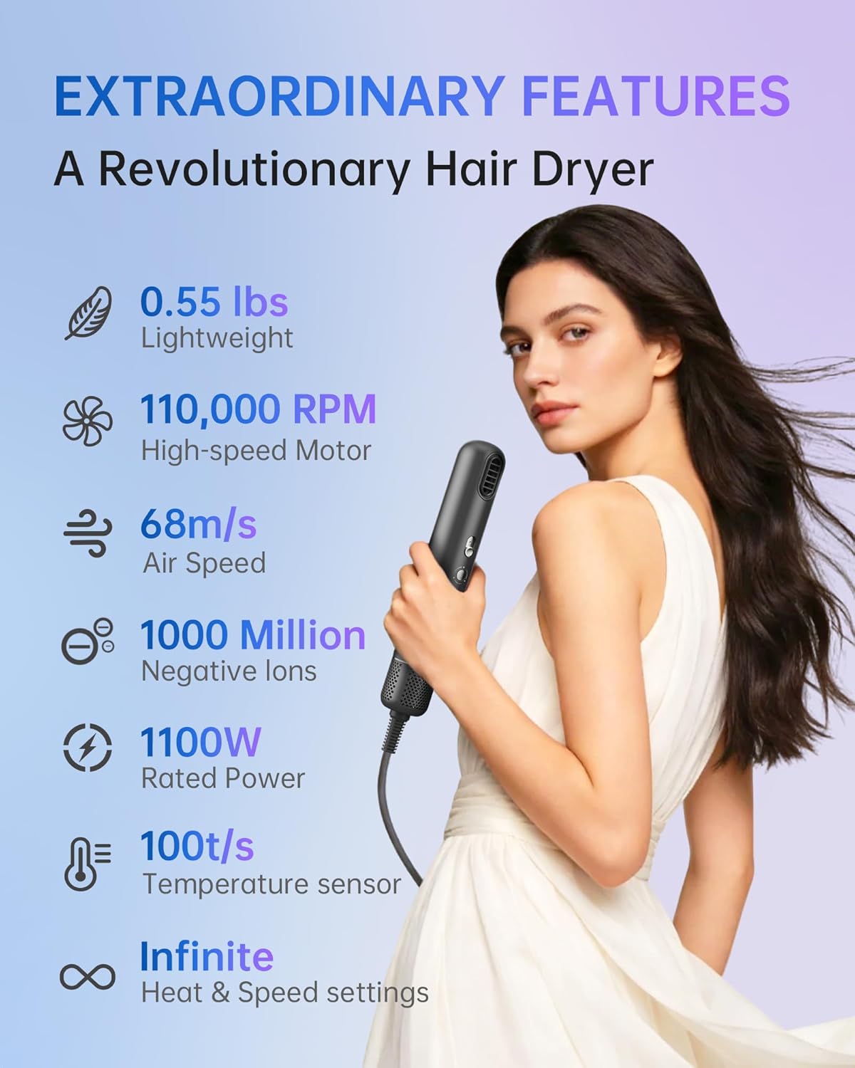 Compact Dryer for Effortless Style Anywhere