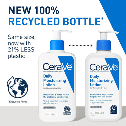 Cerave Daily Moisturizing Lotion with Hyaluronic Acid, 12 Oz