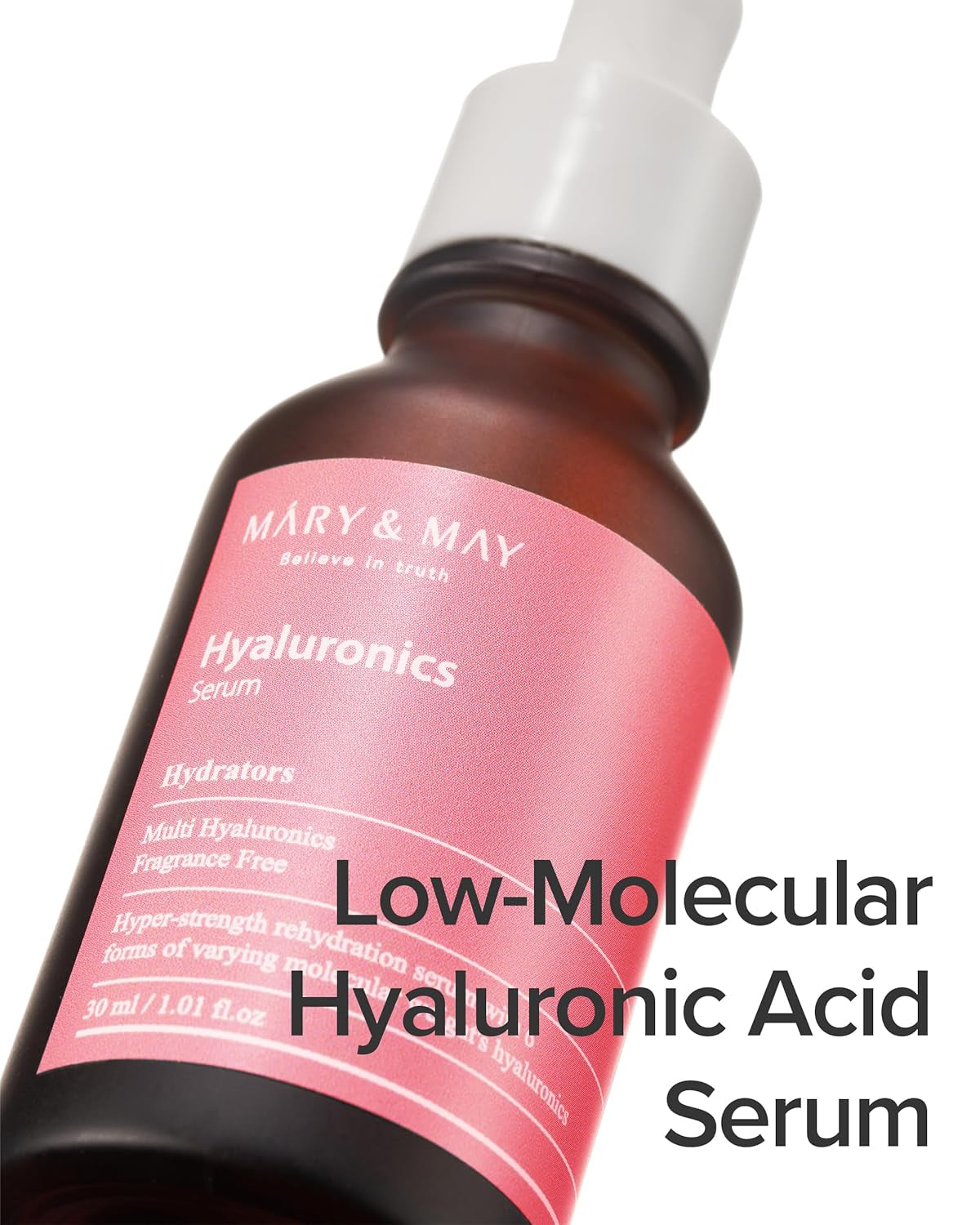 Hyaluronics Serum - Deeply Hydrating Multi-Hyaluronic Acid Serum for Improved Skin Moisture and Elasticity - Korean Skincare, EWG Green Grade, Hypoallergenic, 1.01 Fl.Oz.